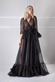  Divine Hour Robe Black Product Amoralle