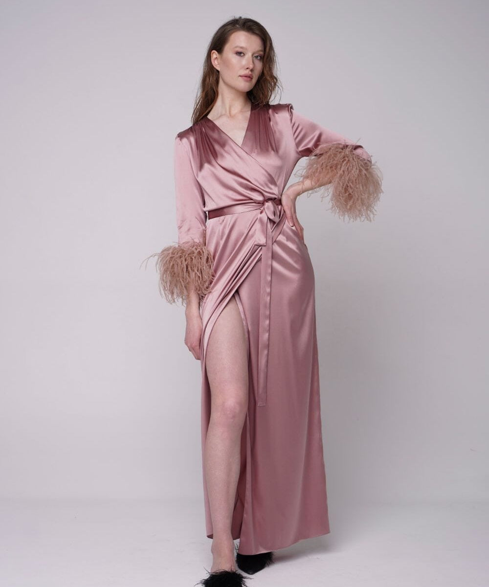  Glimmering Secret Robe Blush Amoralle