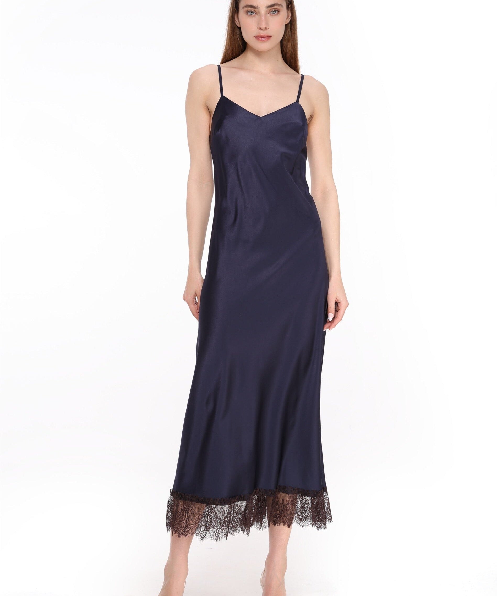  Midnight Veil Midi Slip Dress Product Amoralle