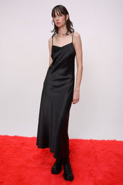  Silk Midi Slip Dress Product Amoralle