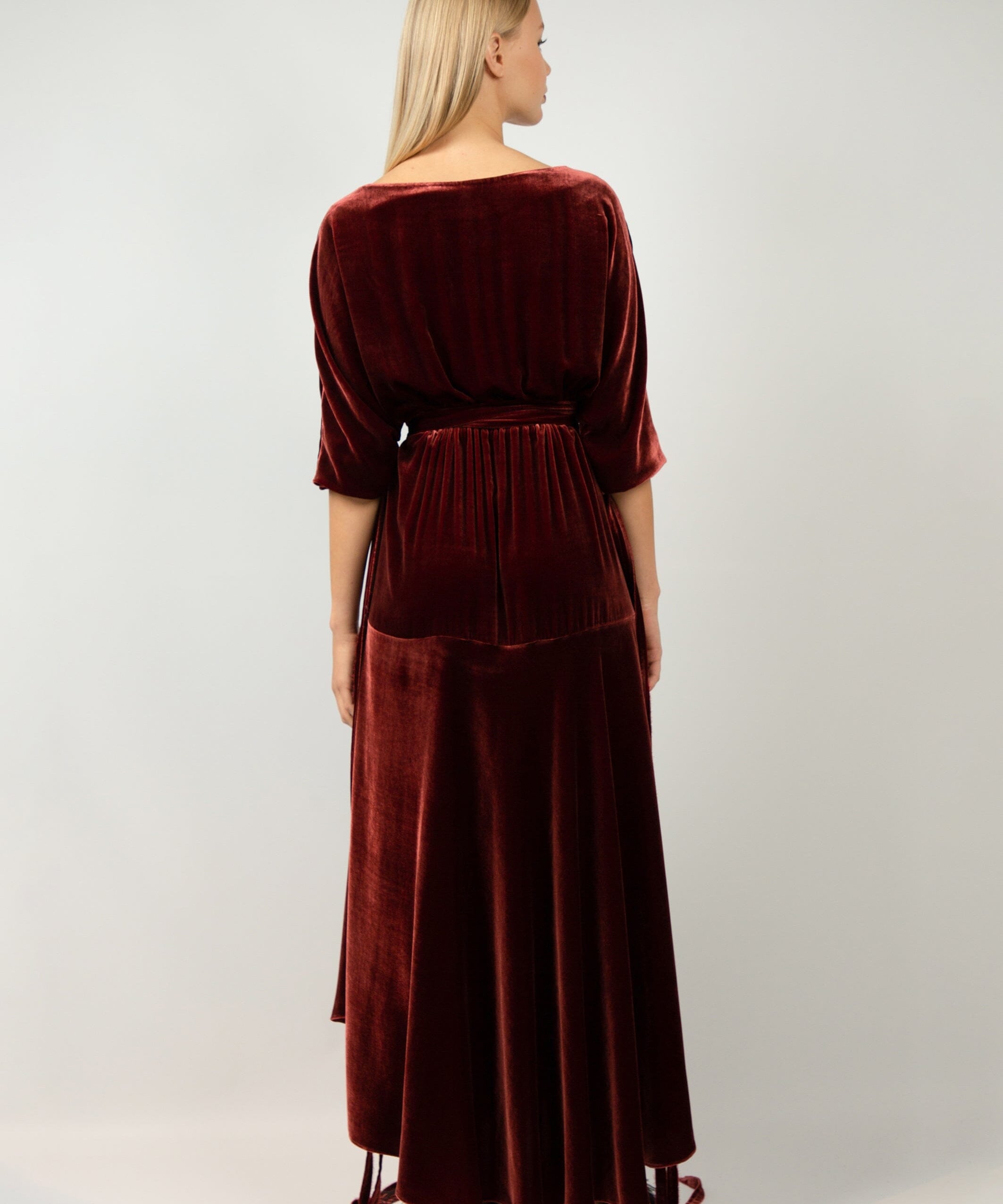  Tenderness Dress Bordeaux Product Amoralle