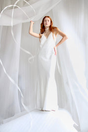  White Linen Maxi Slip Product Amoralle